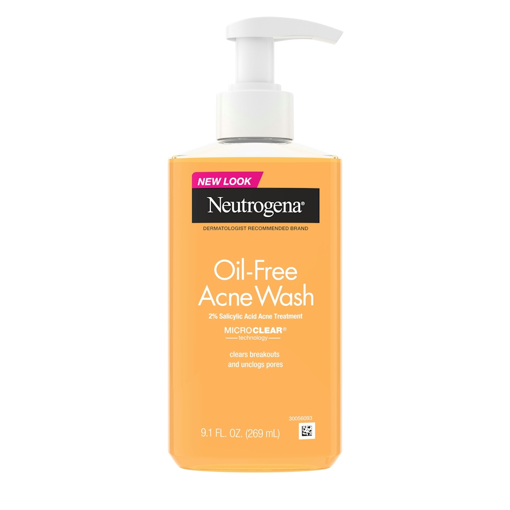 Neutrogena Oil-Free Salicylic Acid Acne Fighting Face Wash - 9.1 Fl Oz
