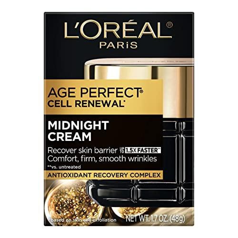 L'Oreal Paris Age Perfect Cell Renewal Midnight Face Cream - 1.7oz