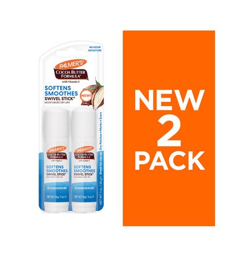 Palmer’s Palmers C Butter Softens Smooth Swivel Stick Twinpack