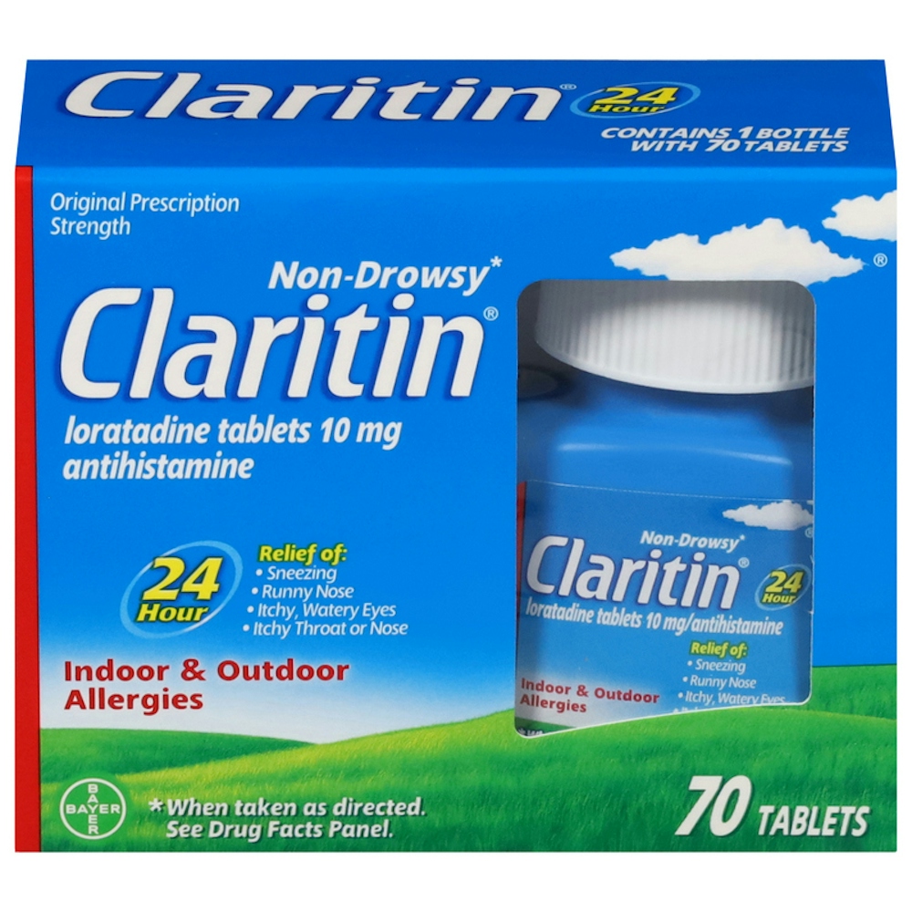 Claritin 24 Hour Non-Drowsy Allergy Relief Tablets,10 Mg