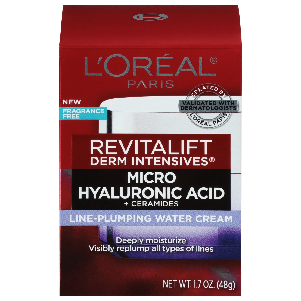L'Oreal Paris Revitalift Hyaluronic Acid Plumping Hydrating Water Cream - 1.7oz