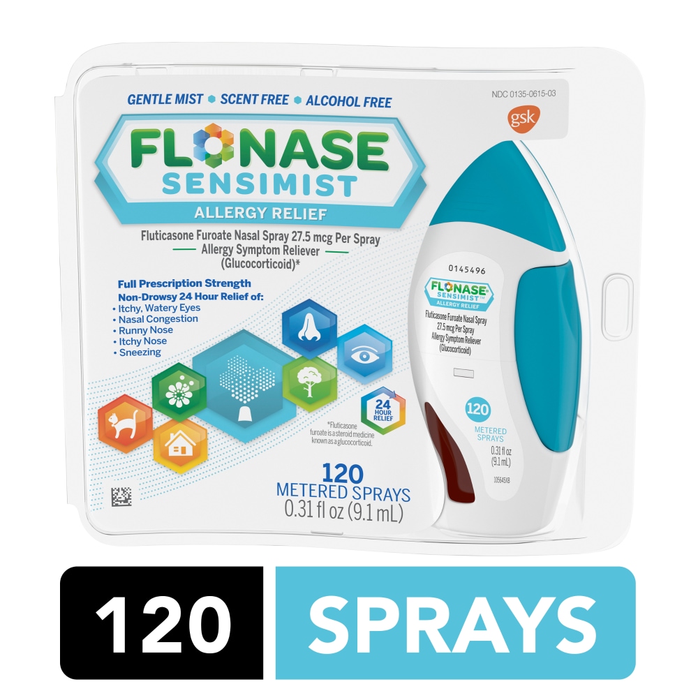Flonase Sensimist 24hr Allergy Relief Nasal Spray 120 Sprays