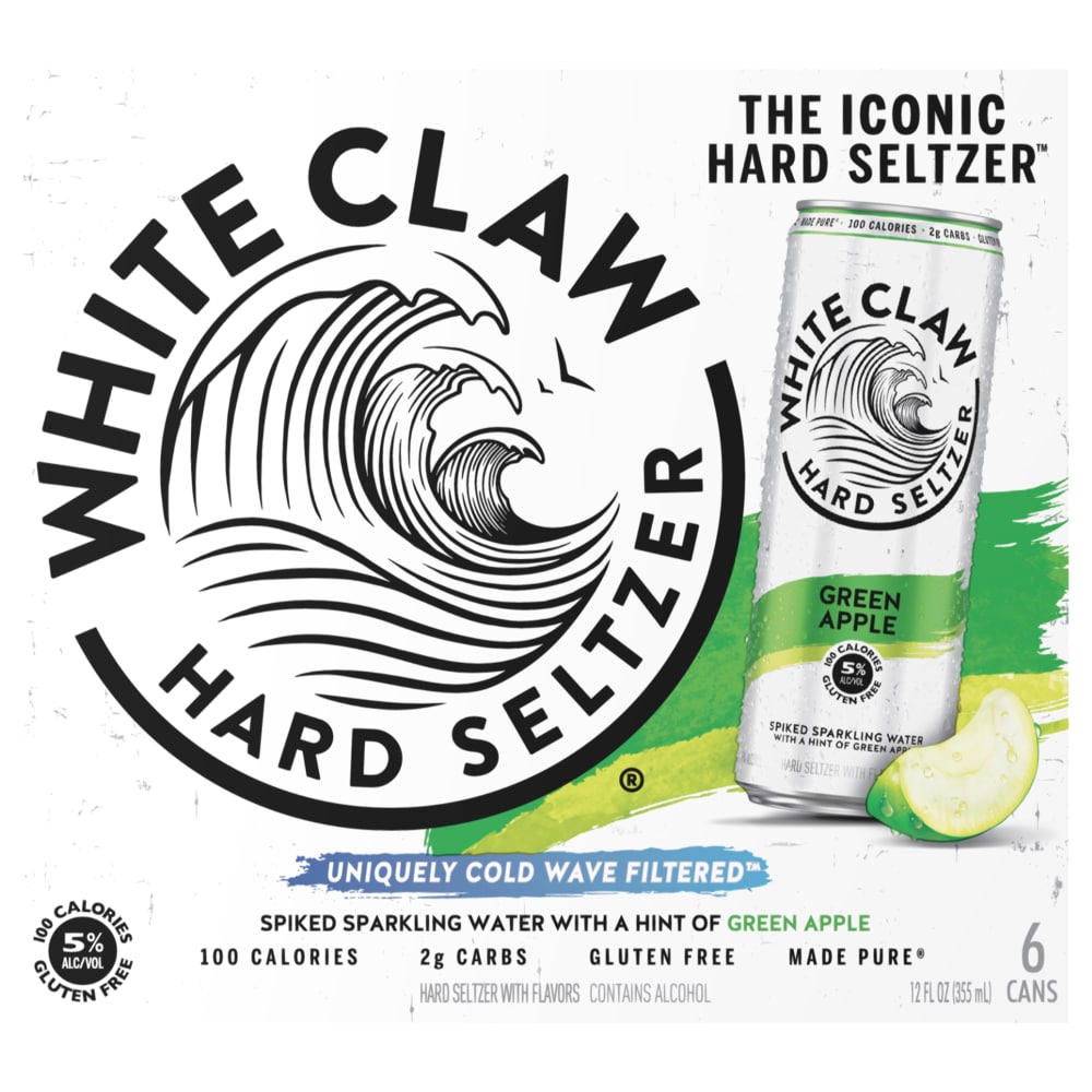 White Claw Green Apple 12oz 6pk Cans