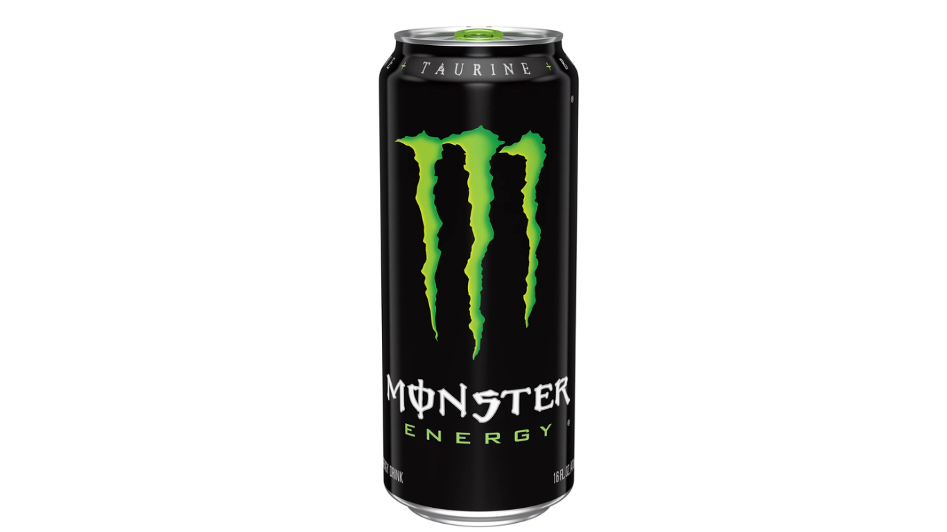 Monster Energy Drink, Original Flavor, 16 Ounce Can, Model 181016