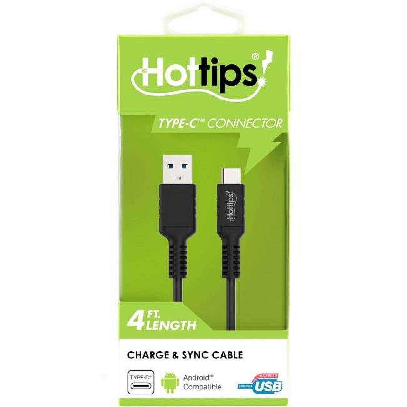 HotTips Elite Usb Type C Cable 4 Ft