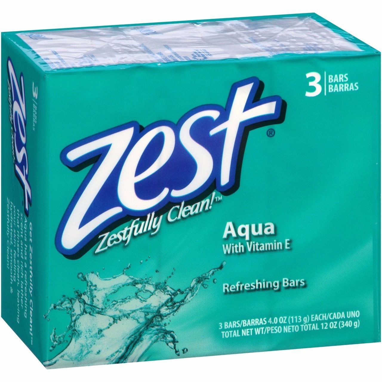 Zest Pure Cleansing Bars, Aqua