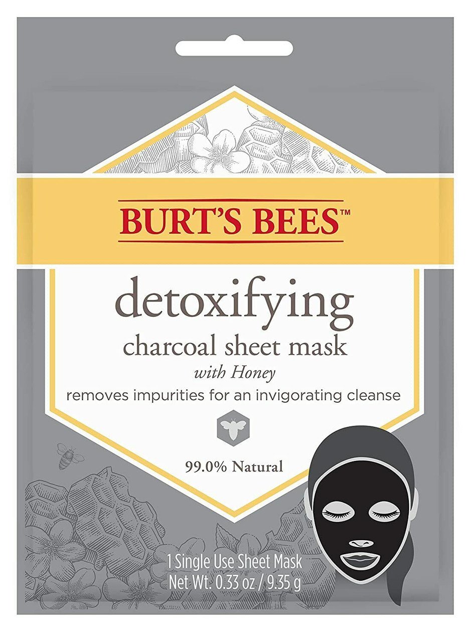 Burt's Bees Detoxifying Charcoal Face Sheet Mask With Honey
