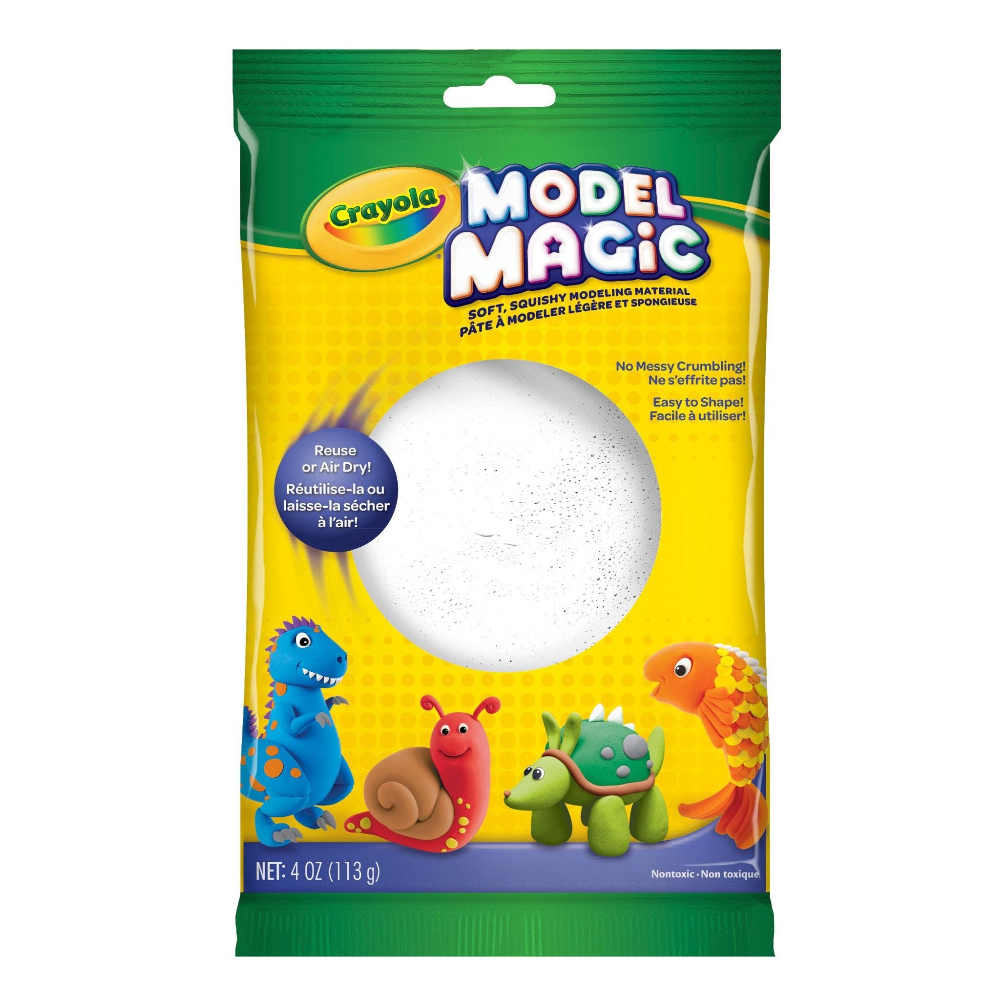 Crayola Model Magic White Modeling Clay Alternative 4 Oz