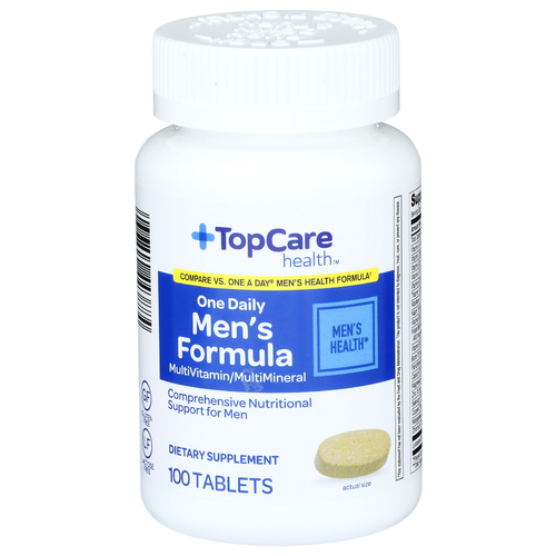 TopCare Health One Daily Men’s Formula Multivitamin/Multimineral Tablets, 100 ct
