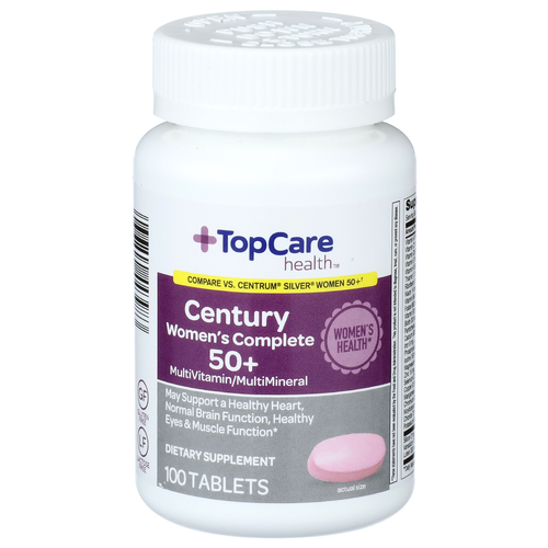 TopCare Century Women’s Complete 50+ Multivitamin/Multimineral Tablets, 100 ct