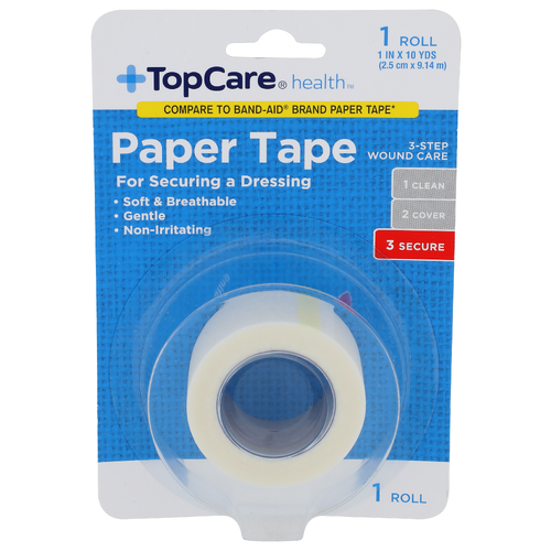 TopCare Paper Tape, 1 in, 1 ct