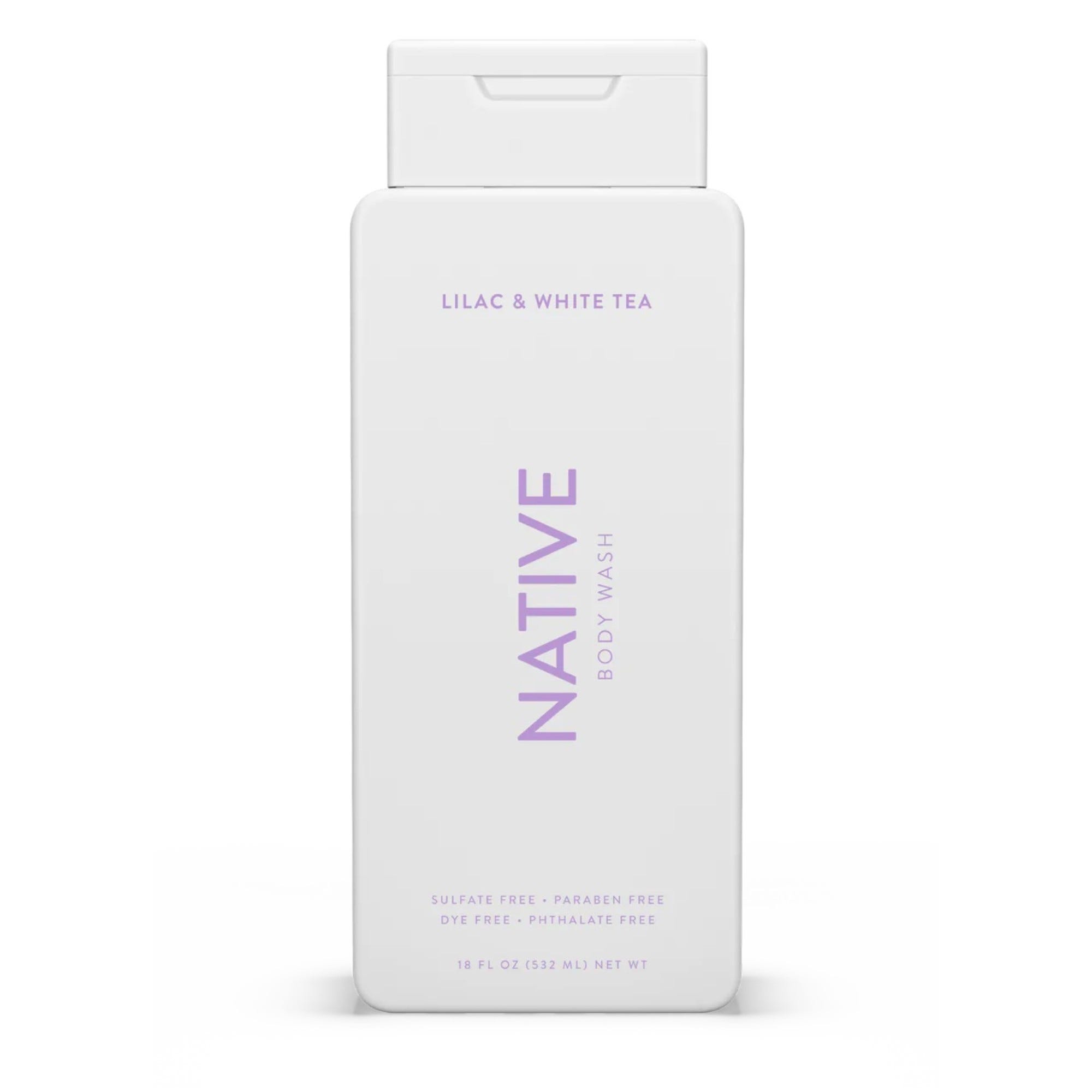 Native Lilac & White Tea Body Wash For Women - 18 Fl Oz