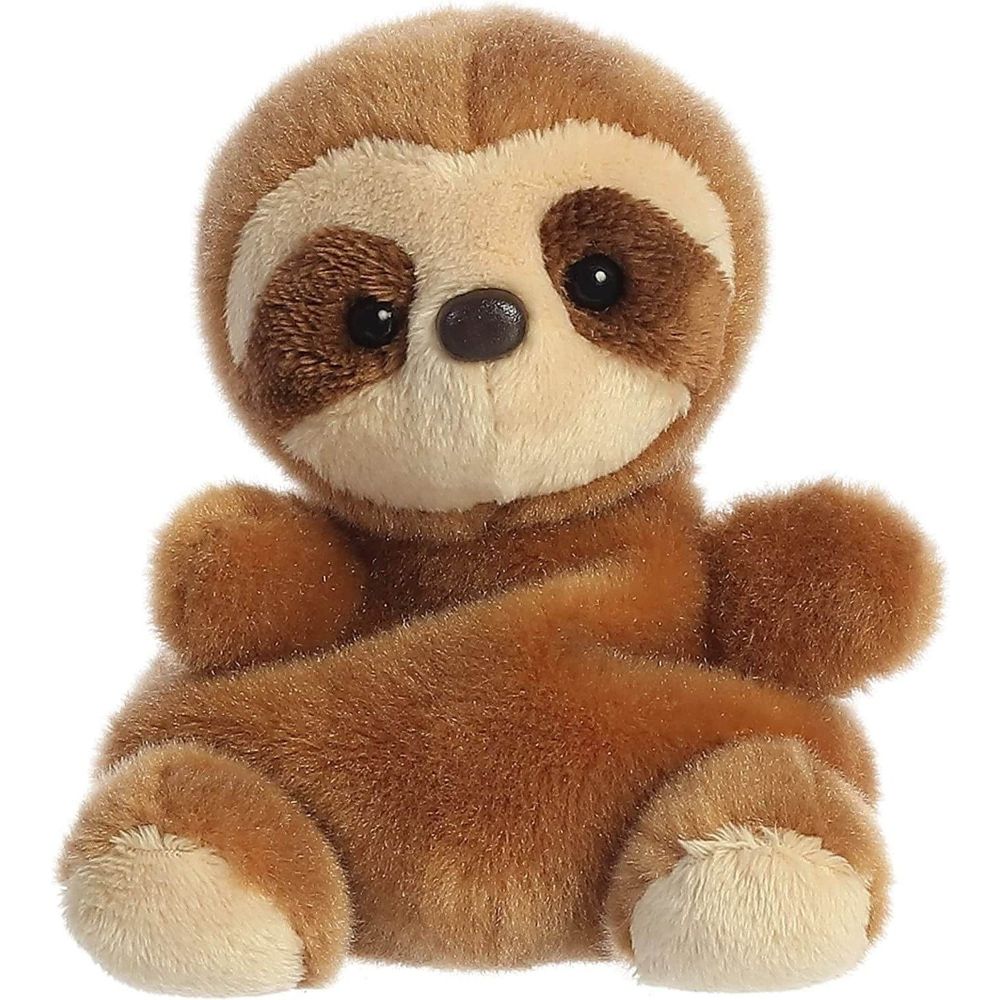 Aurora Palm Pals 5\" Slomo Sloth Brown Stuffed Animal