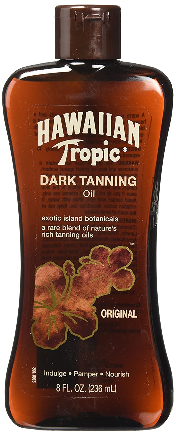 Hawaiian Tropic Original Dark Tanning Oil, 8 Oz