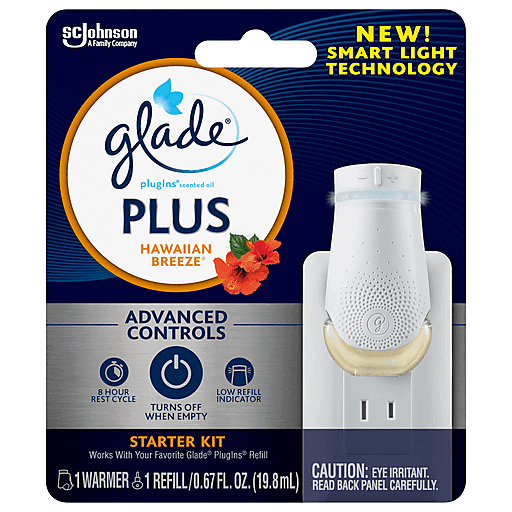 Glade Scented Oil, Starter Kits, Hawaiian Breeze, Plus