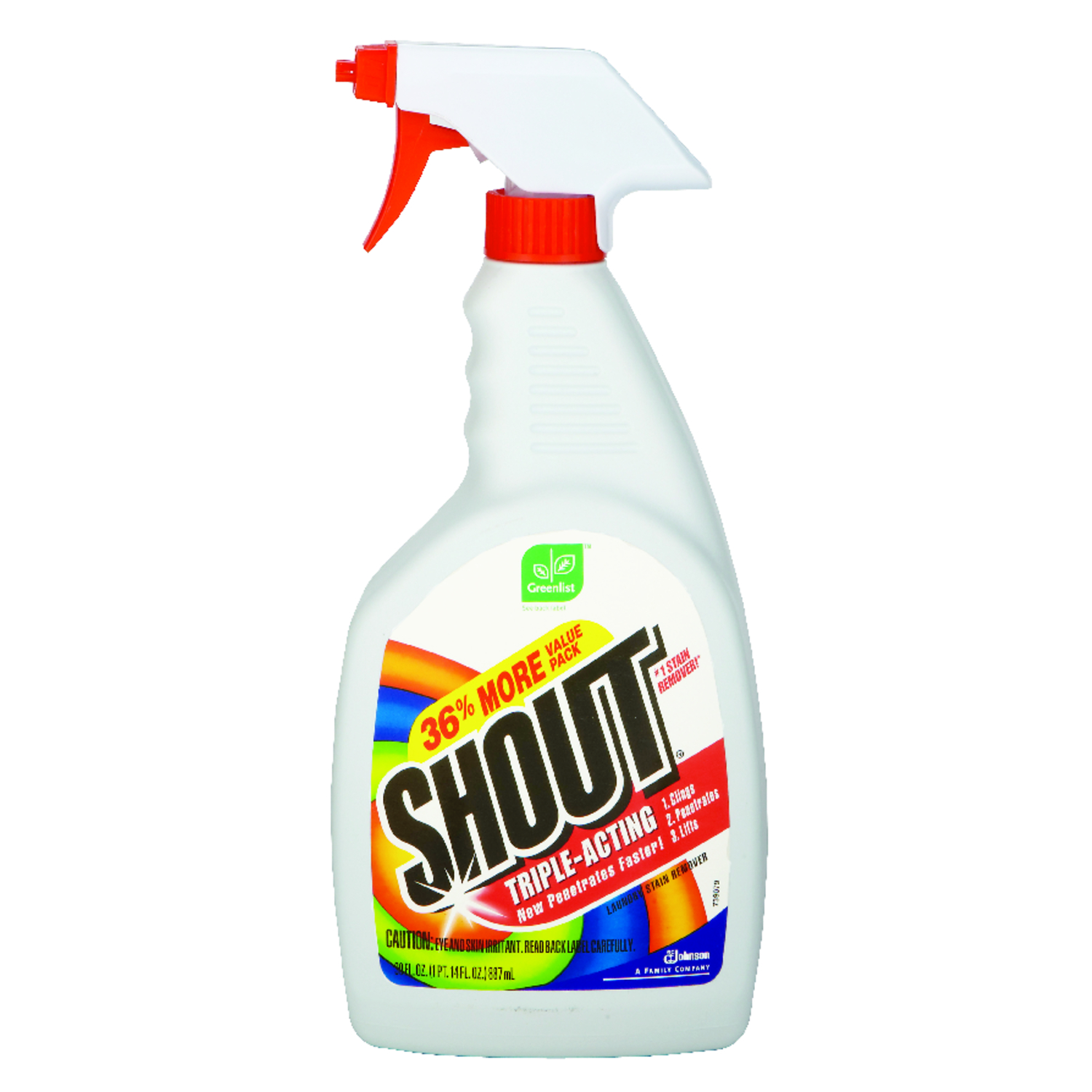 Shout Laundry Stain Remover, Triple Acting 22 Fl Oz