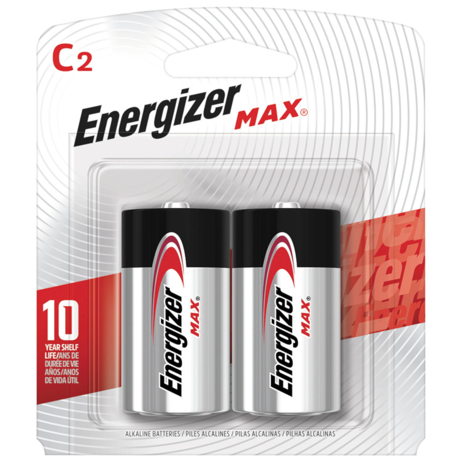 Energizer MAX C Alkaline Batteries 2 ct