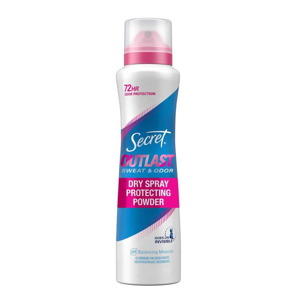 Secret Outlast Dry Spray Antiperspirant Deodorant For Women - 4.1oz