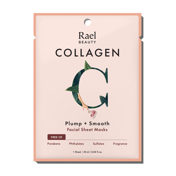 Rael Beauty Plumping Collagen Facial Sheet Mask