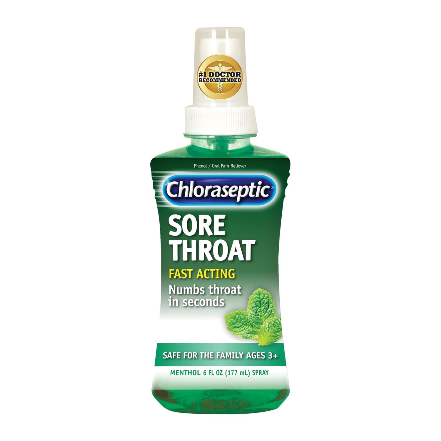 Chloraseptic Sore Throat Spray Menthol 6 Oz