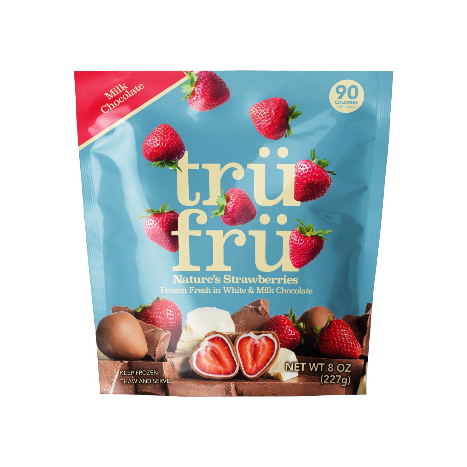 Tru Fru Nature’s Strawberries In White & Milk Chocolate