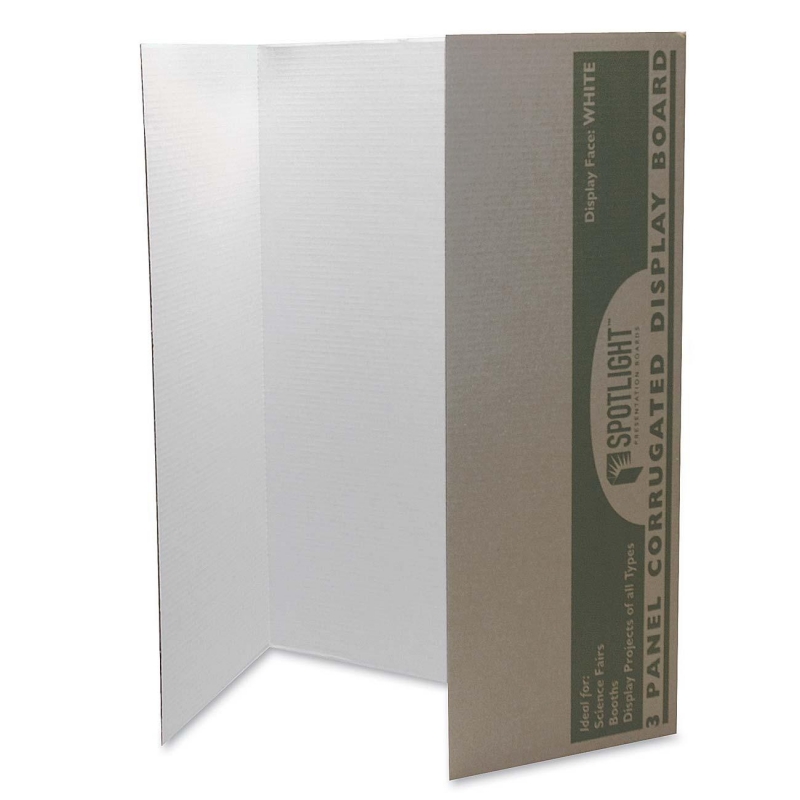 Pacon Single Walled Presentation Board 40\"x28\" 8/CT White 3774