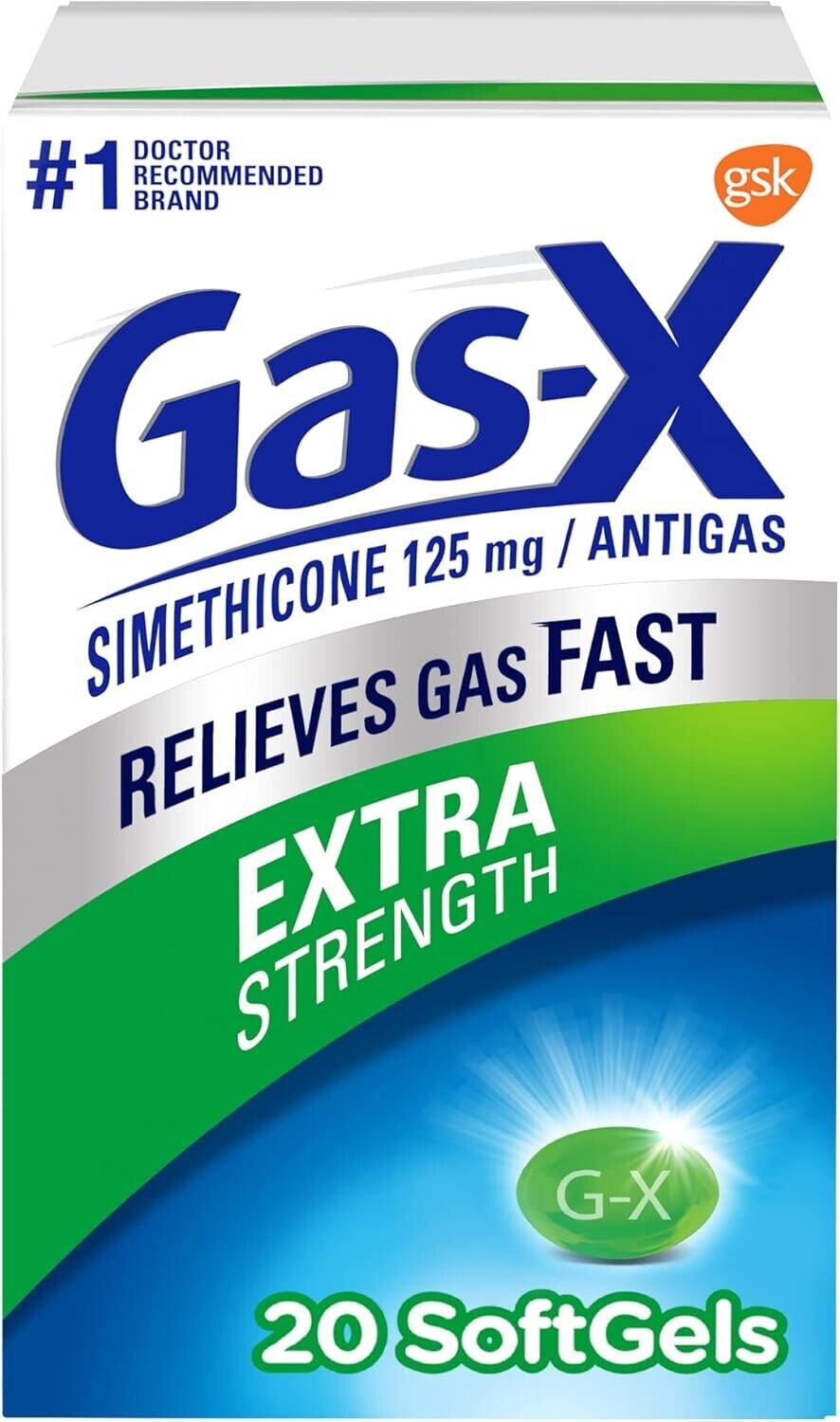 Gas-X SM Extra Strength Relief Softgels125 Mg - 20ct