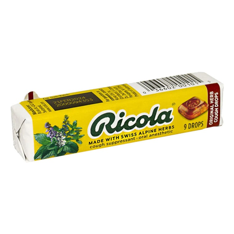 Ricola Original Natural Herb Cough Suppressant Throat Drops