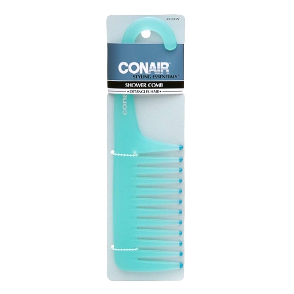 Conair Detangle & Smooth Shower Comb, For Wet Or Dry Hair, 1 Comb