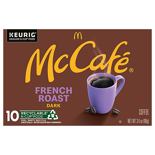 McCafe Coffee, Dark, French Roast, K Cup Pods