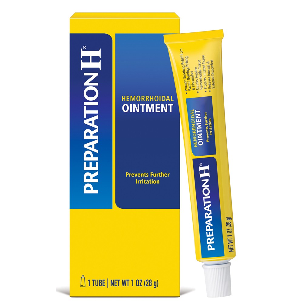 Preparation H Hemorrhoid Relief Ointment Tube, 1 Oz