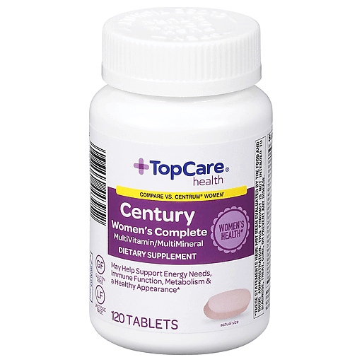 TopCare Century Women’s Ultimate Complete Multivitamin/Multimineral Tablets, 120 ct
