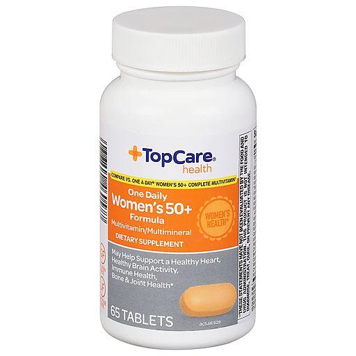TopCare One Daily Women’s 50+ Formula Multivitamin/Multimineral Tablets, 65 ct