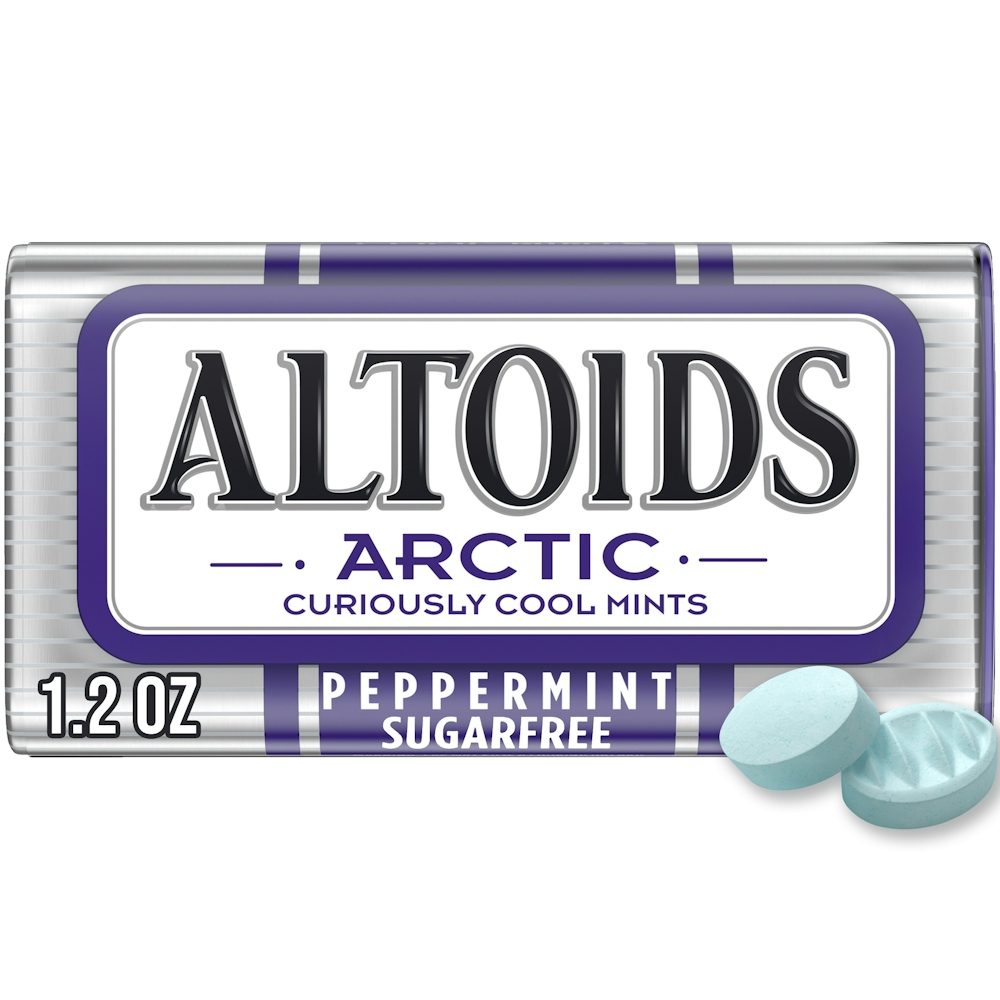 Altoids Arctic Peppermint Sugar Free Breath Mints Tin 1.2oz