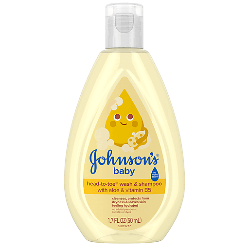 Johnson's Baby Wash & Shampoo 1.7 Oz