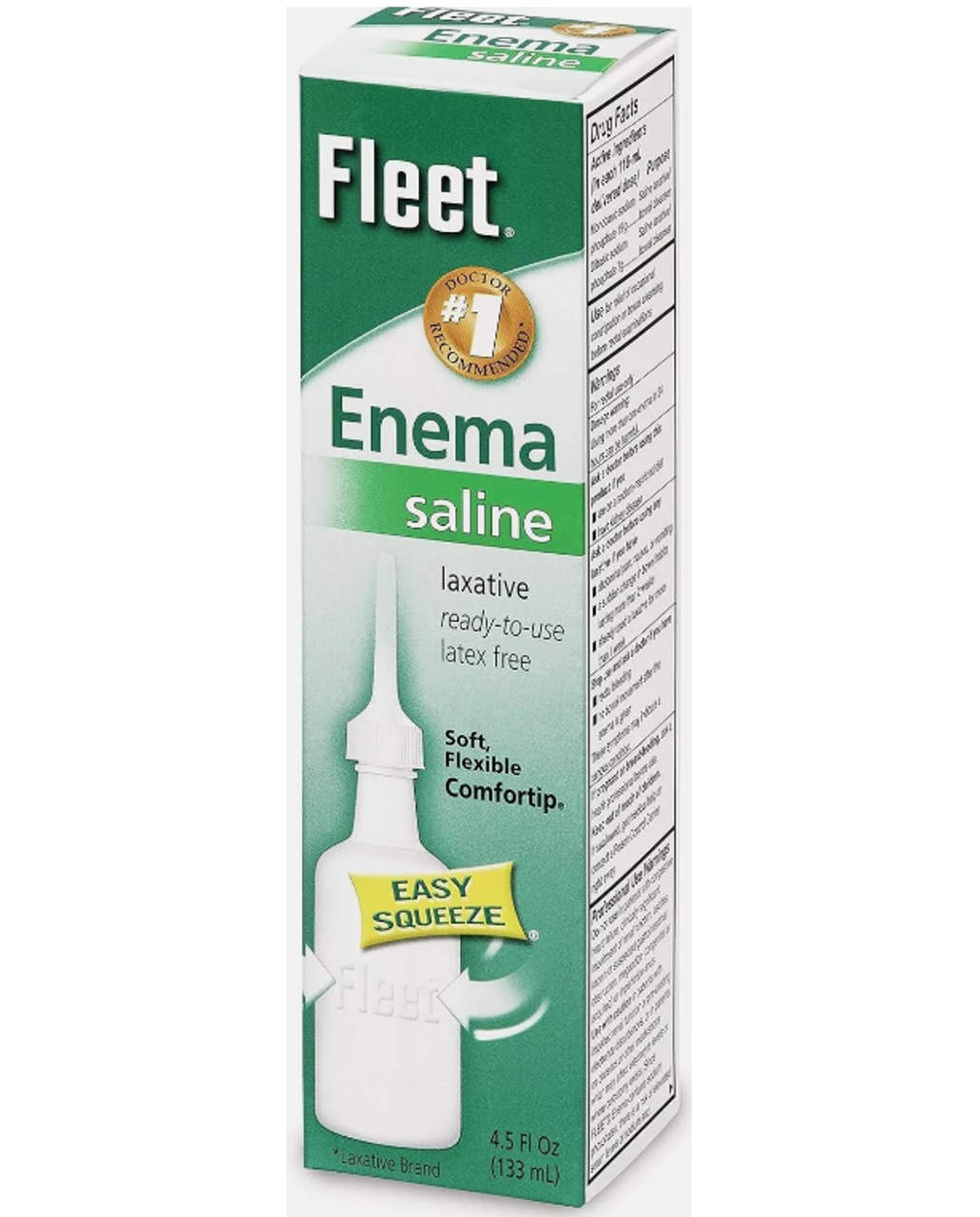 Fleet Enema Saline Laxative Adult 4.5oz