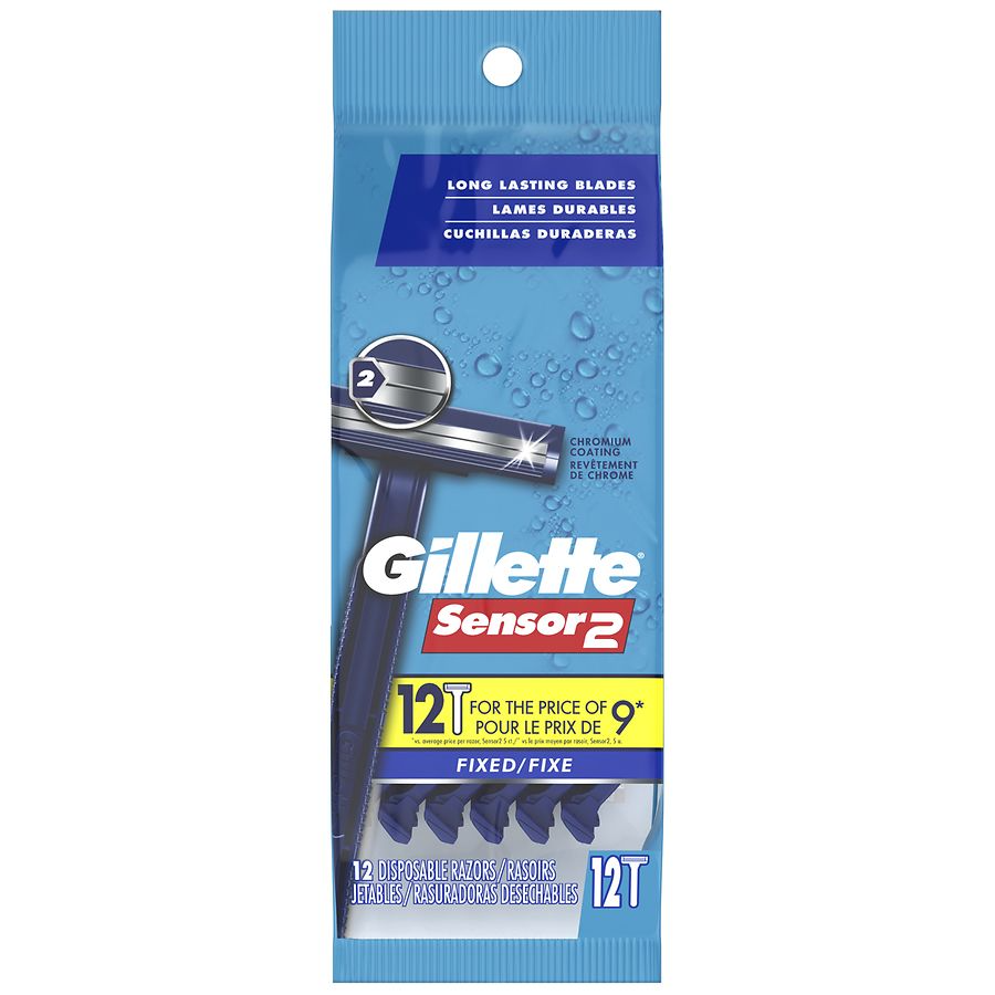 Gillette Sensor 2 Fixed Disposable Razors