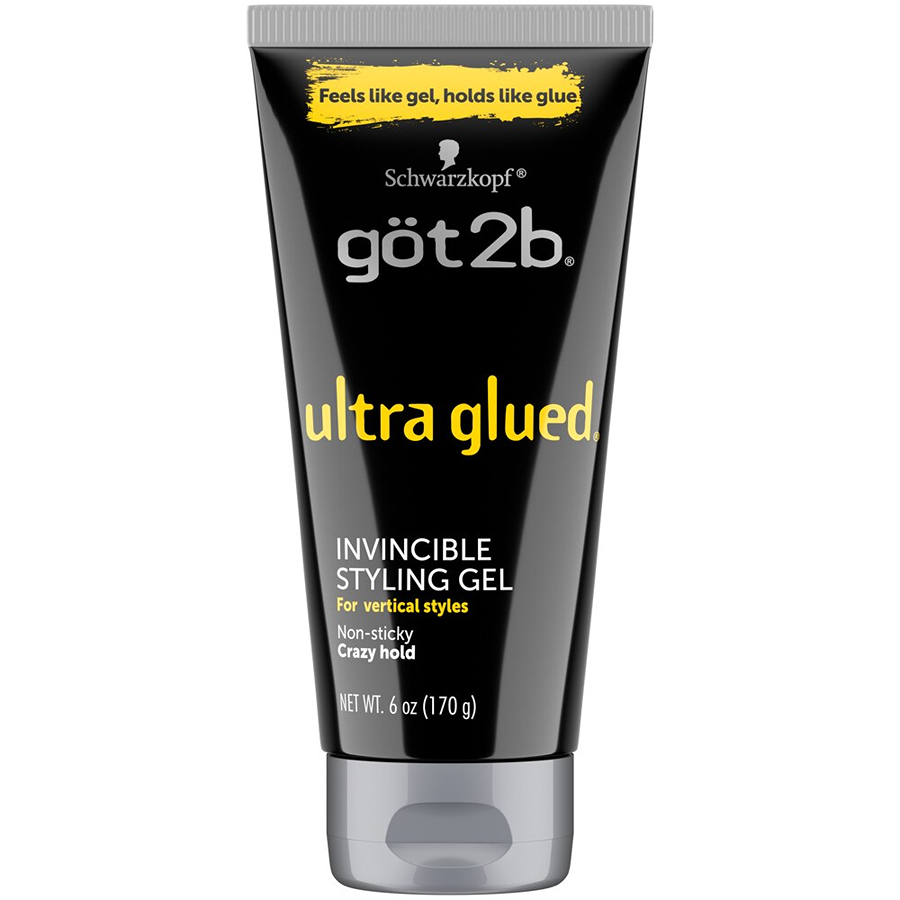 Got2b Ultra Glued Invincible Styling Hair Gel, 6 Ounce