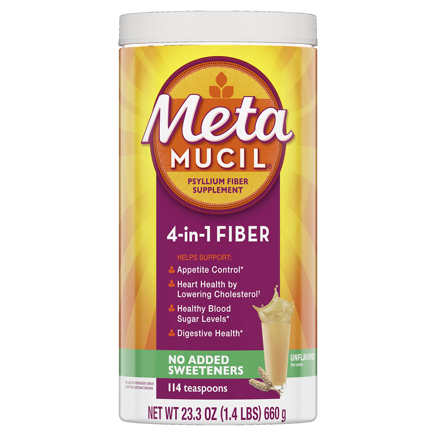 Metamucil Original Smooth Sugar Free Psyllium Fiber Powder