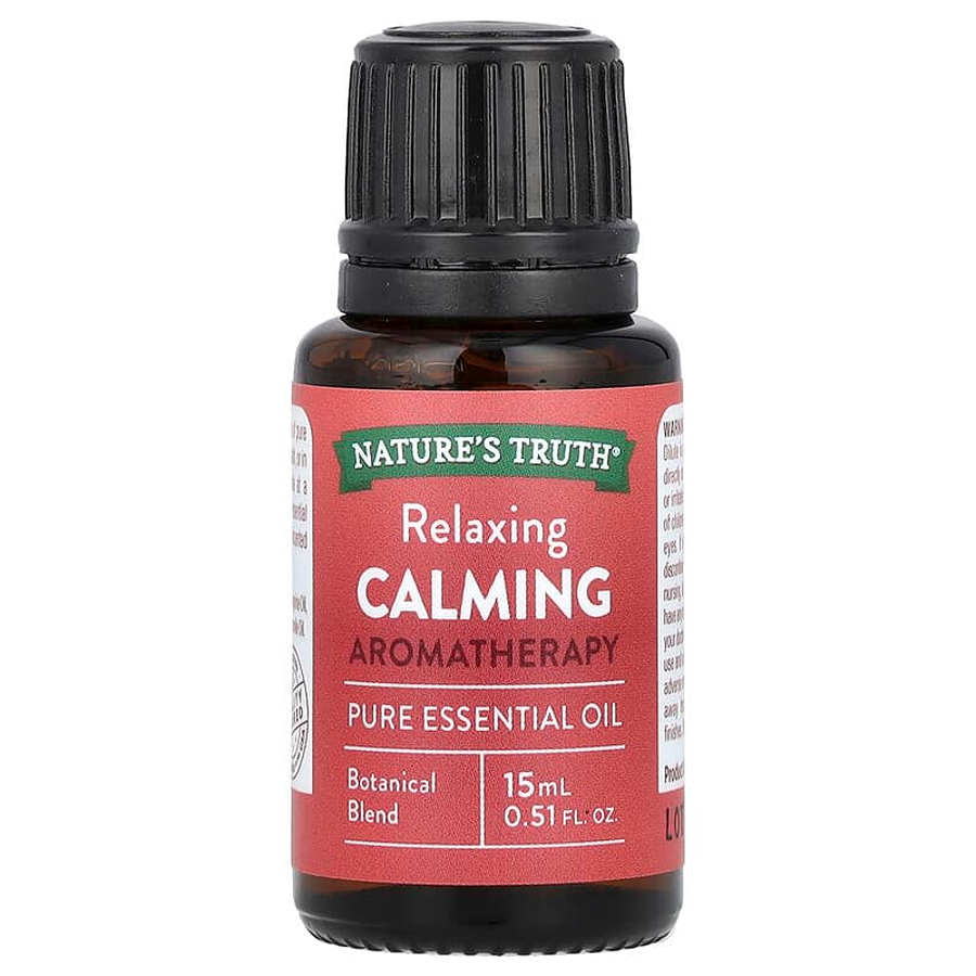 Nature's Truth Essential Oil, Pure, Calming, Relaxing, Botanical Blend 0.51 Fl Oz