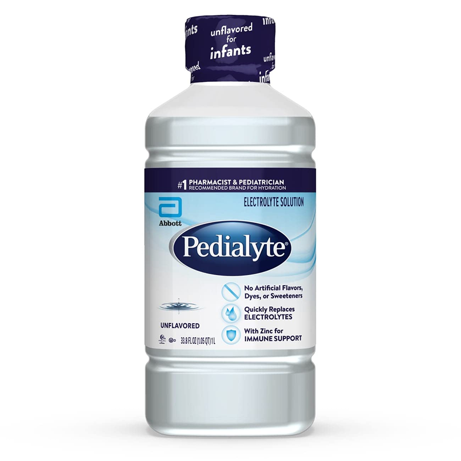 Pedialyte Electrolyte Solution Hydration Drink - Unflavored - 33.8 Fl Oz