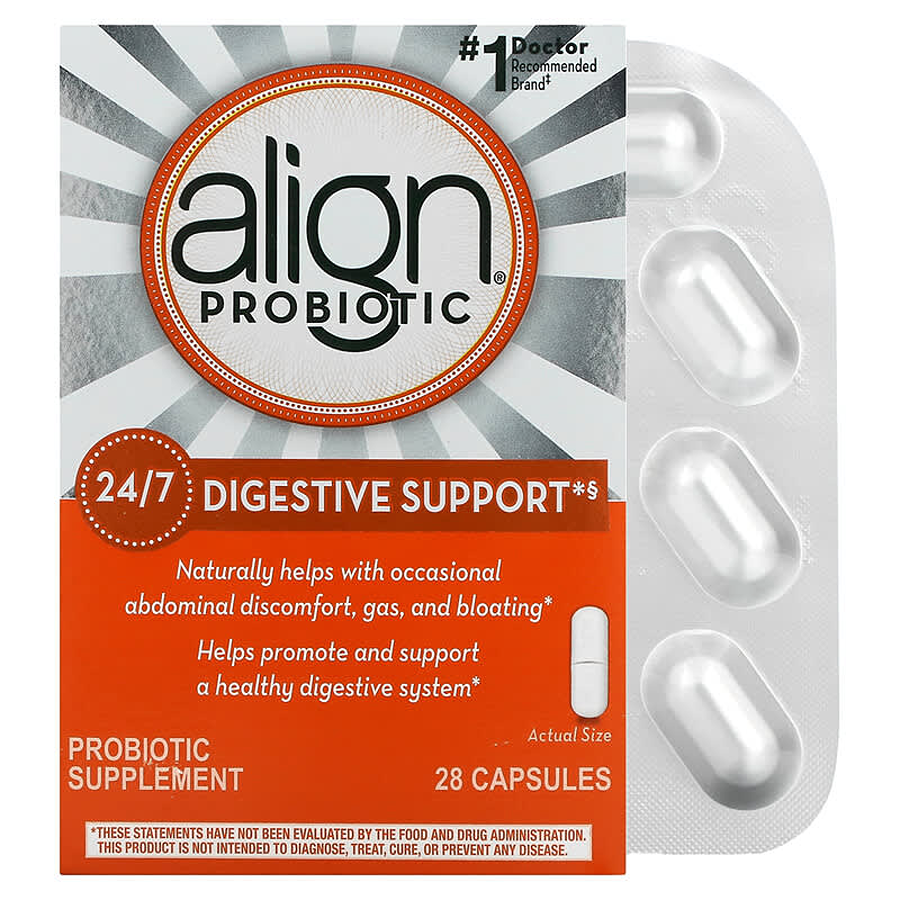 Align Digestive Support Probiotic Supplement Capsules