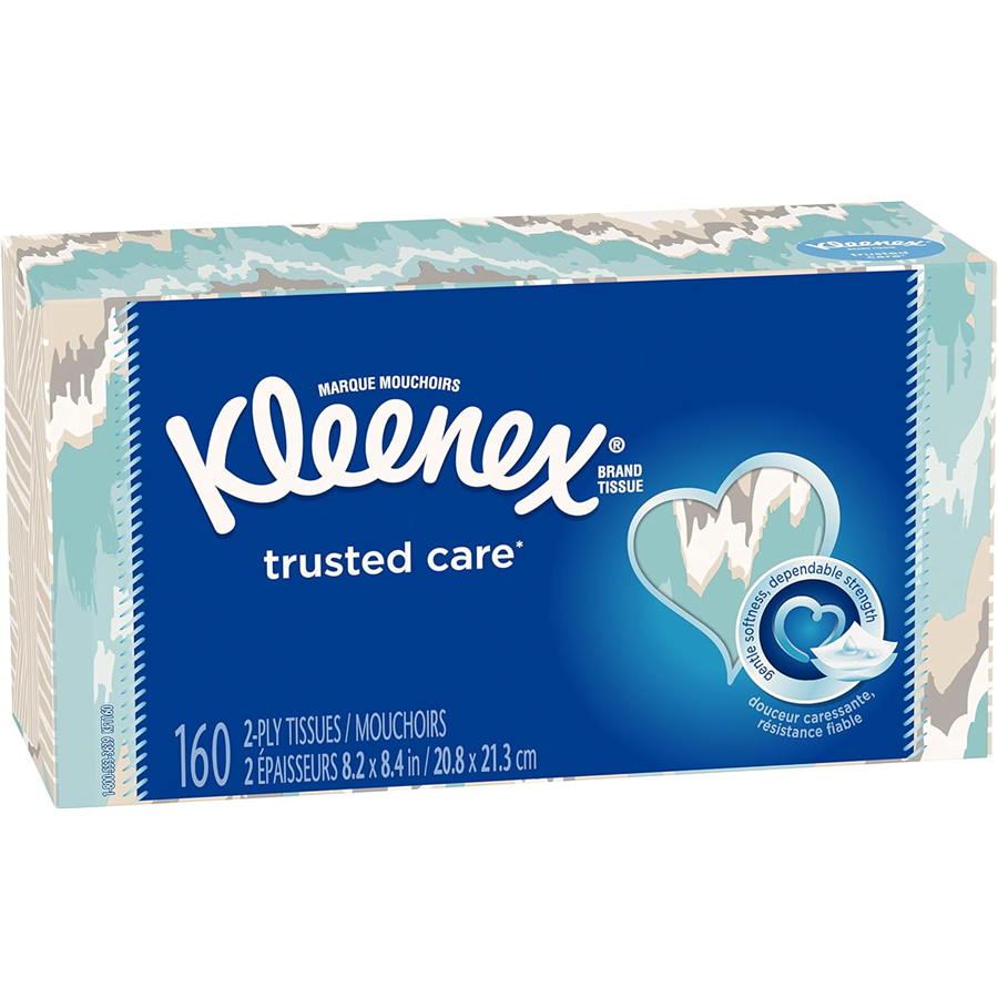 Kleenex Trusted Care Facial Tissues 2‑Ply 160 ct [upcitemdb.com], [shoprite.com]