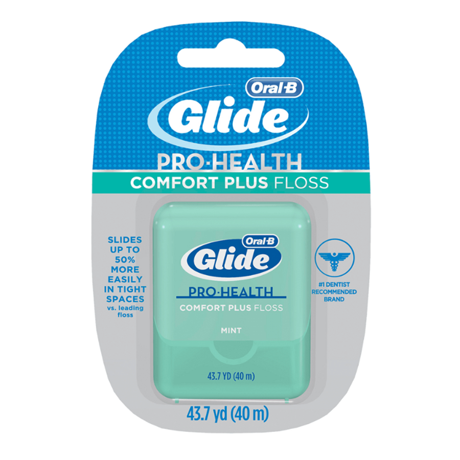 Oral-B Glide Pro Health Comfort Plus Dental Floss Mint 43 7 Yard Dispenser
