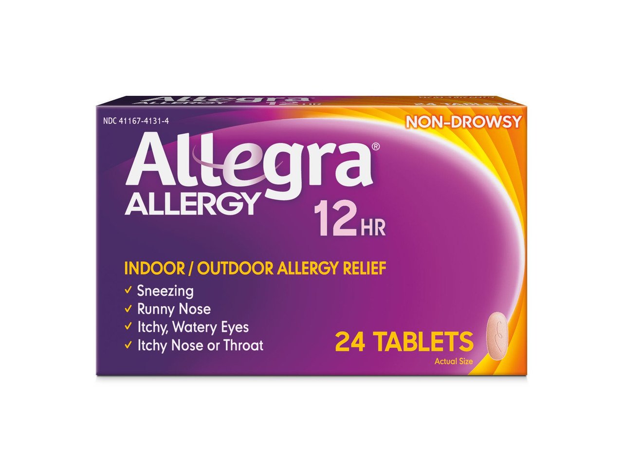Allegra 60 Mg Allergy Tablets 12 Hour