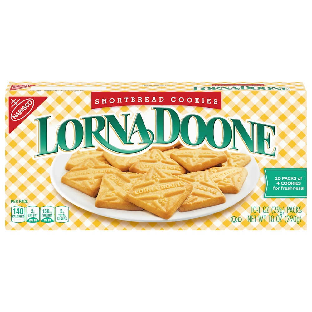 Lorna Doone Shortbread Cookies, 10 Snack Packs