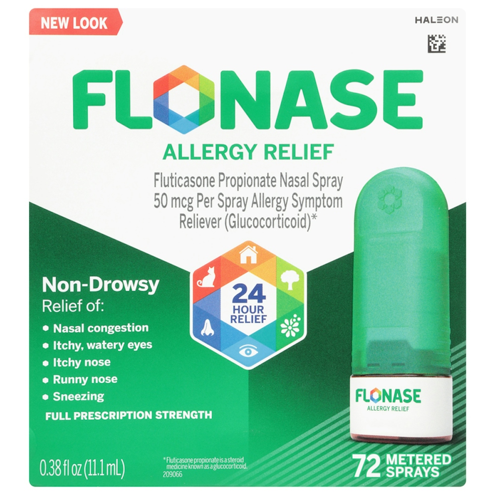 Flonase Allergy Relief Nasal Spray 72 Sprays - 0.38 Oz
