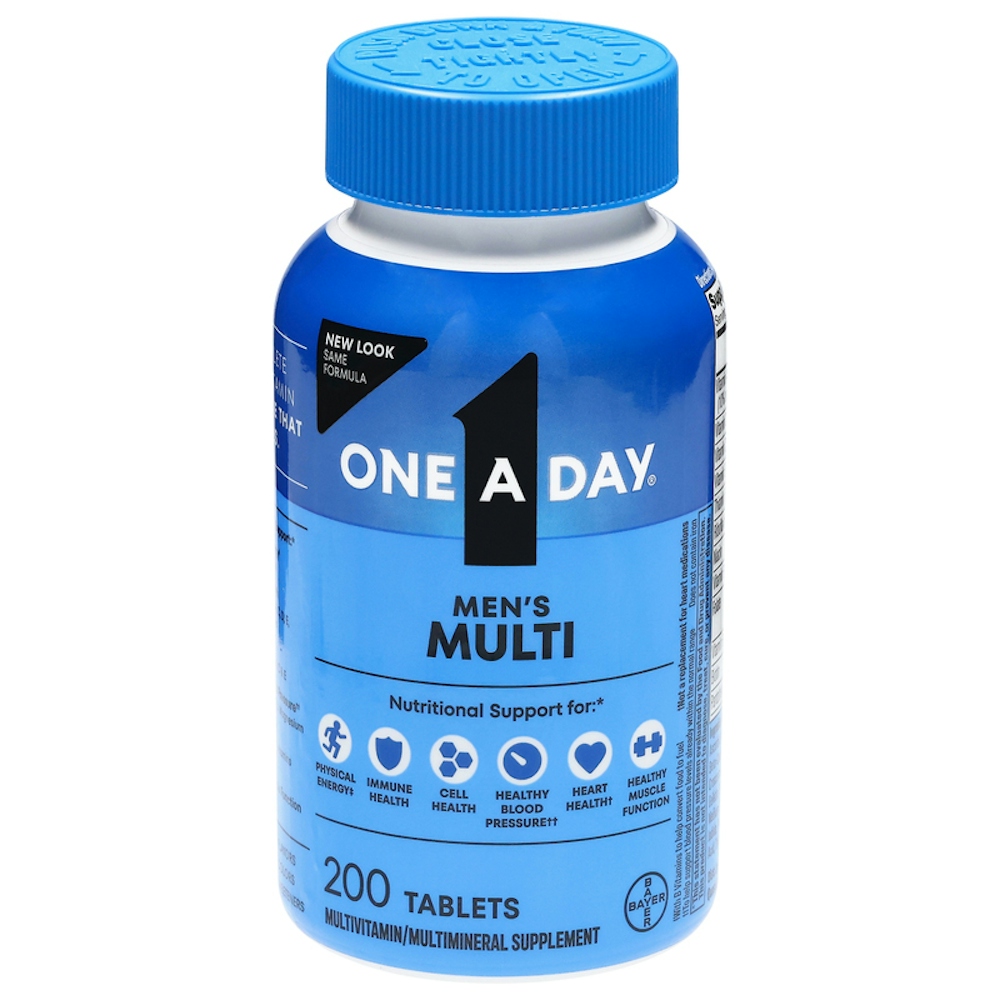 One A Day Men's Health Formula Complete Multivitamin Tablets