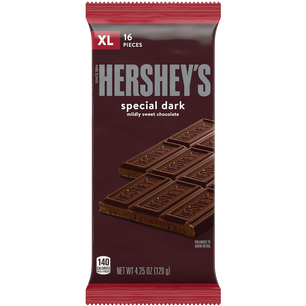 Hershey's Special Dark Mildly Sweet Chocolate XL Candy Bar