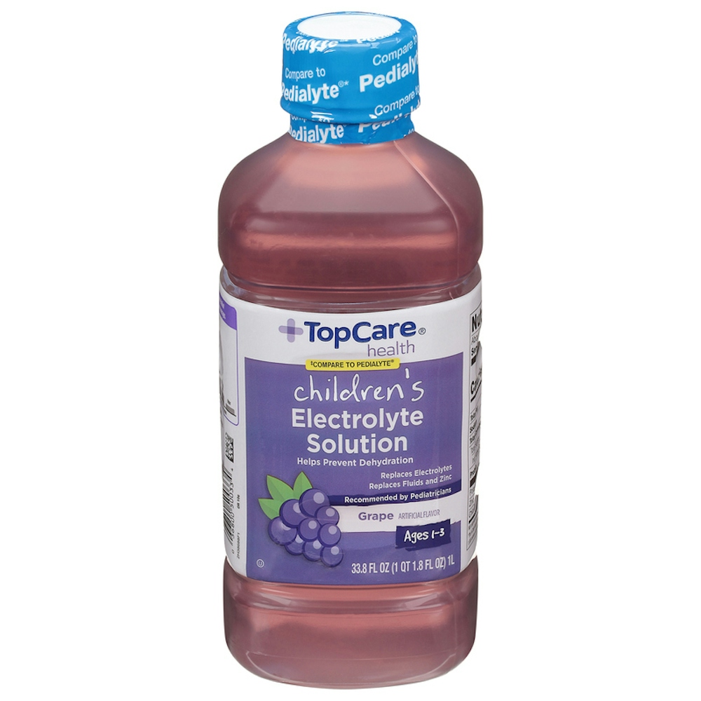 TopCare Children's Electrolyte Solution Grape 33.8 fl oz